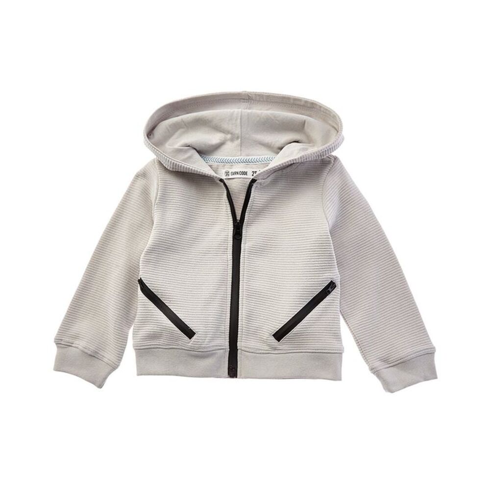Sovereign Code Boys Surface Hooded Jacket, Grey